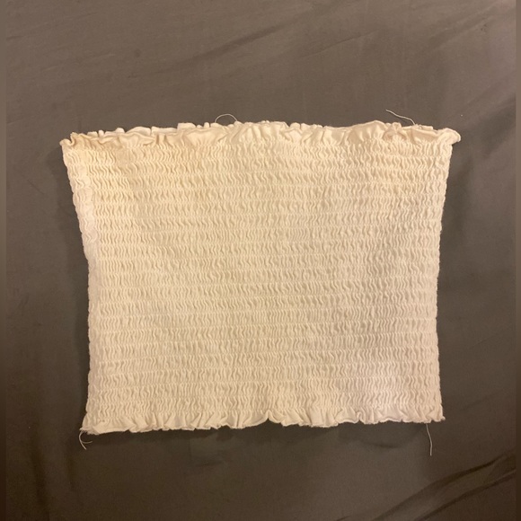Xs white ribbed tube top. From garage. - Picture 1 of 1